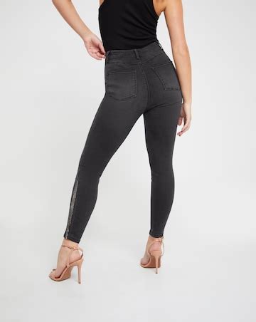 Simply Be Chloe Skinny Jeans Olive .